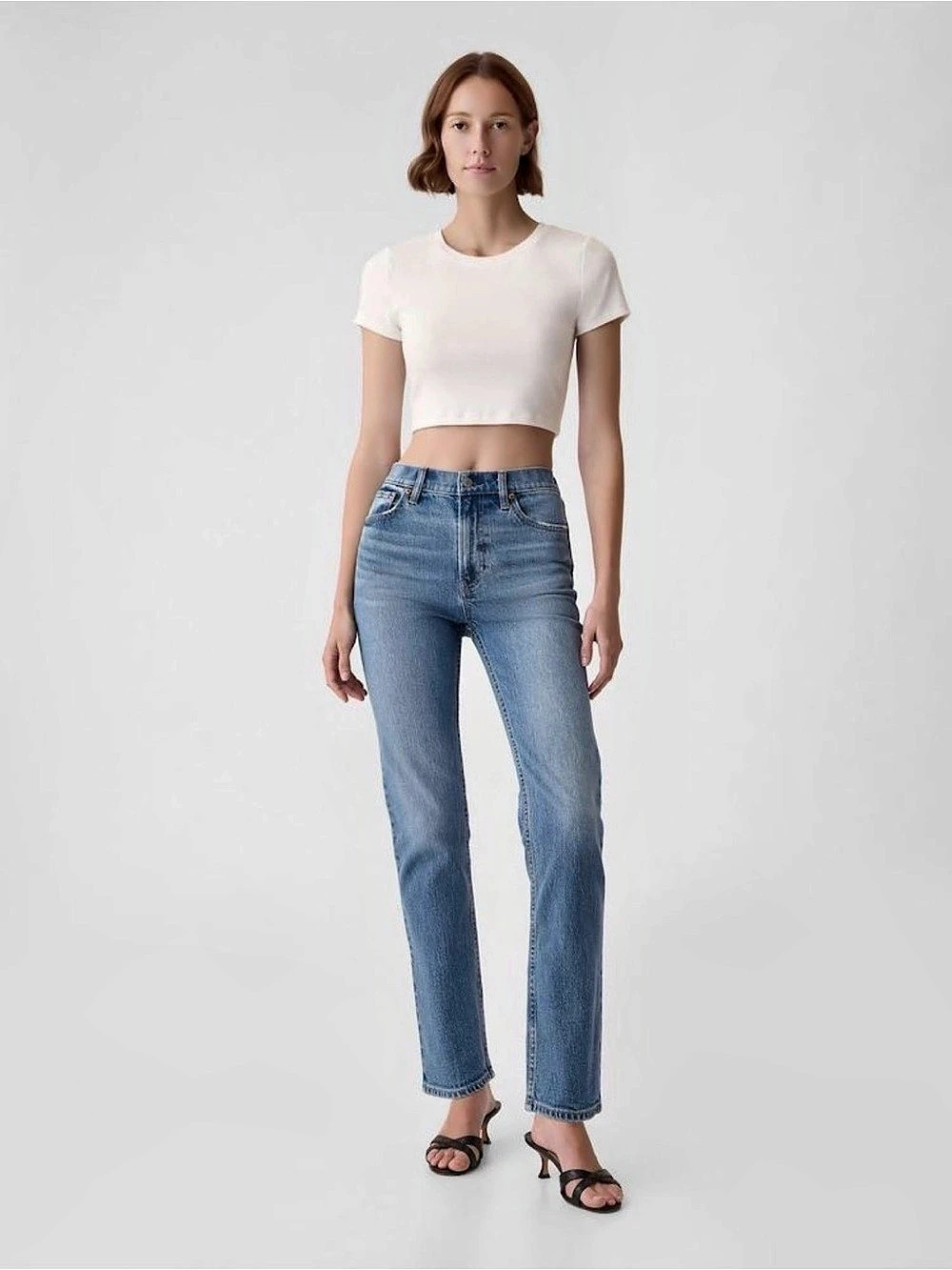 GAP straight leg denim (perfect 90s wash and style)